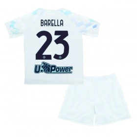Baby Fußballbekleidung Inter Milan Nicolo Barella #23 Auswärtstrikot 2025-26 Kurzarm (+ kurze hosen)